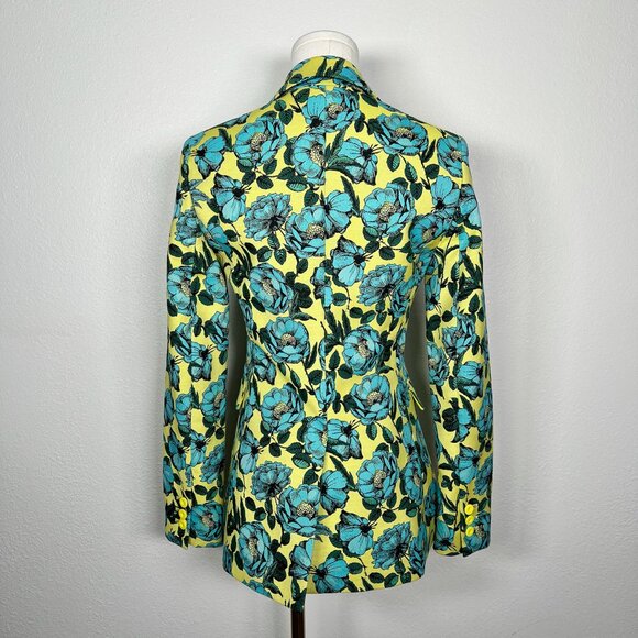 Alice + Olivia Floral Print Blazer - Size 0 - Picture 2 of 8